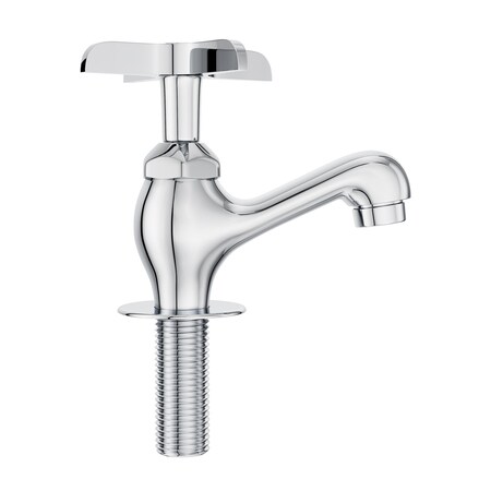 Jones Stephens Chrome Plated Single Handle Basin Faucet, Heavy Pattern F39003